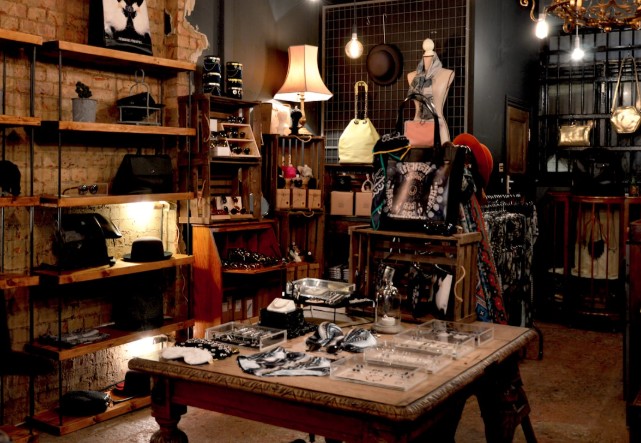 antiques & collectibles on tables