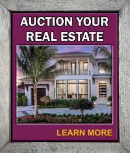 auction your real estate button rev 1 with thin gray frame