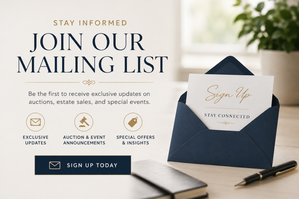 join our mailing list graphic